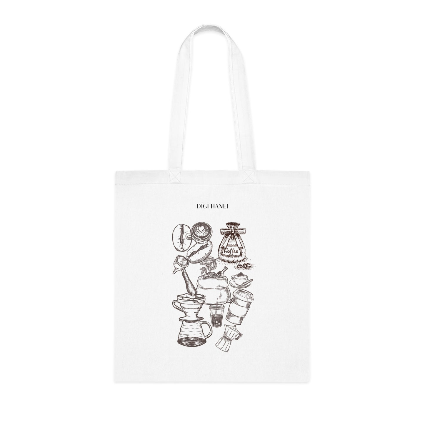Coffee Lover's Cotton Tote Bag