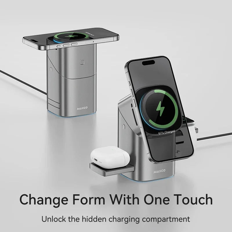 MagCharge Pro 3-in-1 Wireless Charging Station