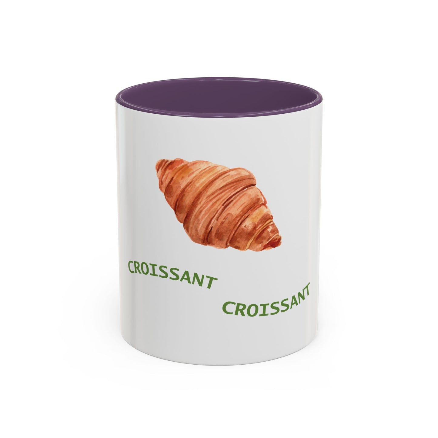 Croissant Mug — Cute Pastry Accent Ceramic Mug (11/15 oz)