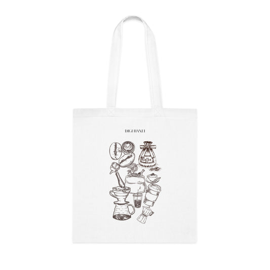 Coffee Lover's Cotton Tote Bag