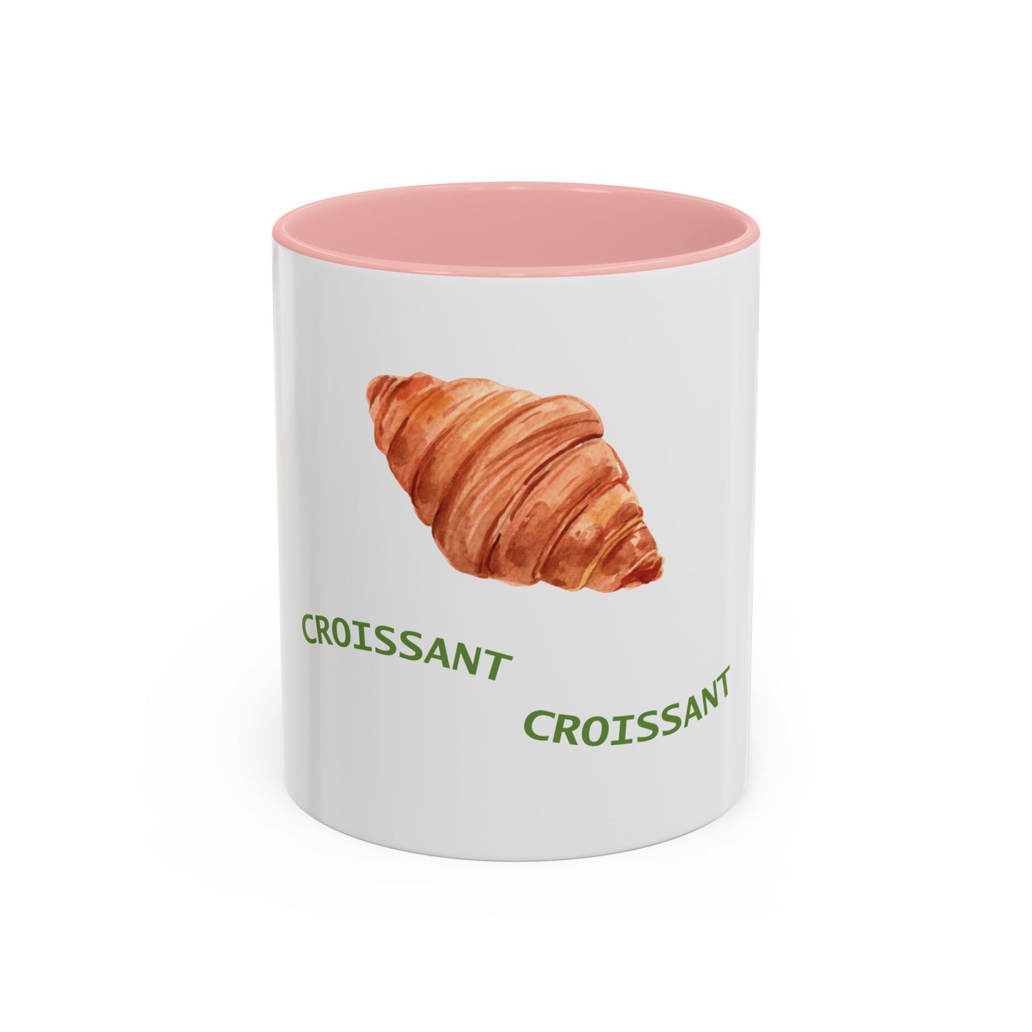 Croissant Mug — Cute Pastry Accent Ceramic Mug (11/15 oz)
