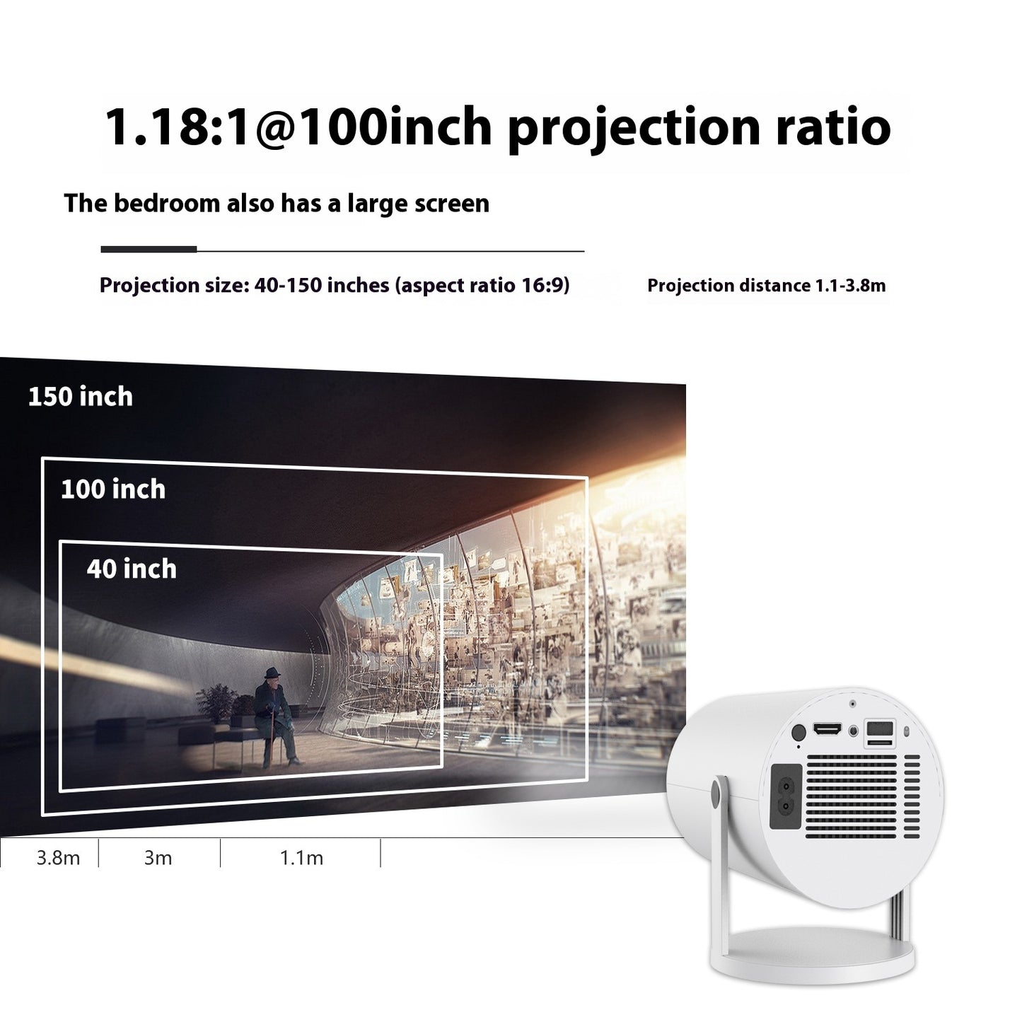 Premium Home Cinema Portable Projector